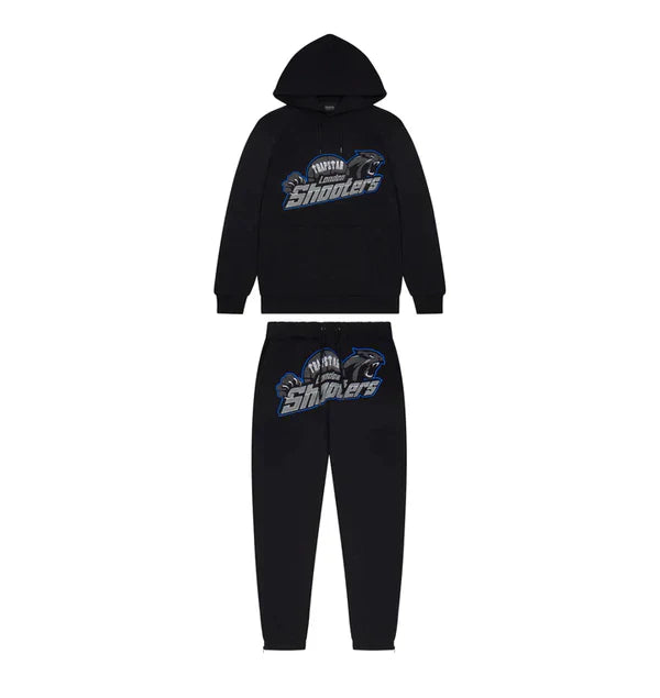 TRAP SHOOTER TRACKSUIT - BLACK/BLUE