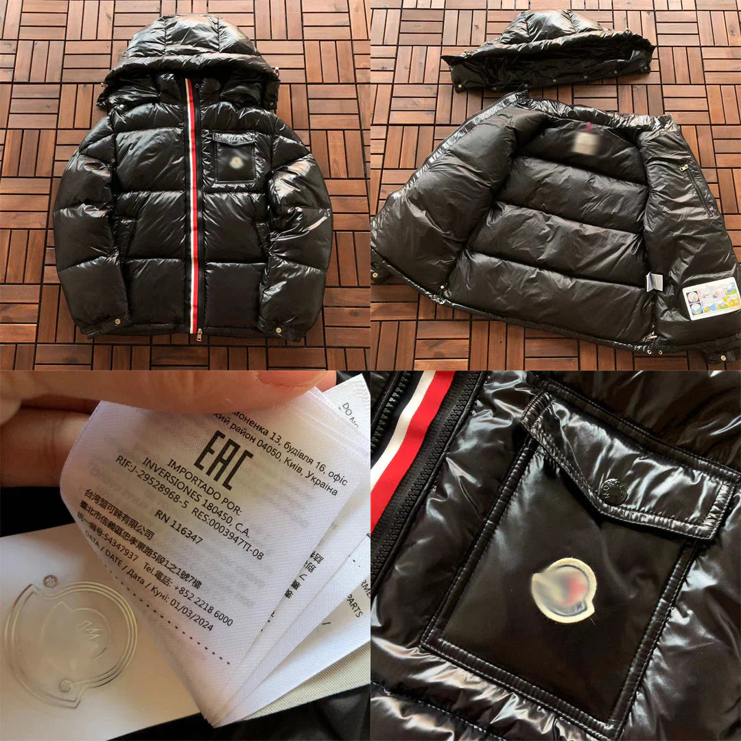 M-CLIZZY "MONT B" SHINY PUFFER - BLACK