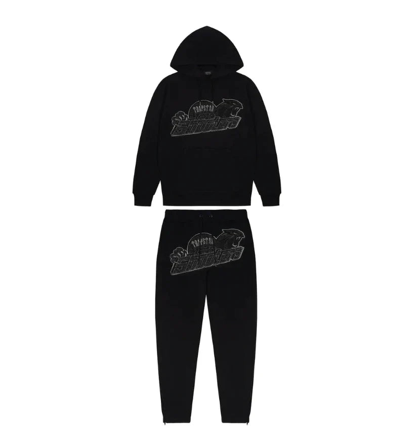 TRAP SHOOTERS TRACKSUIT - BLACK/WHITE