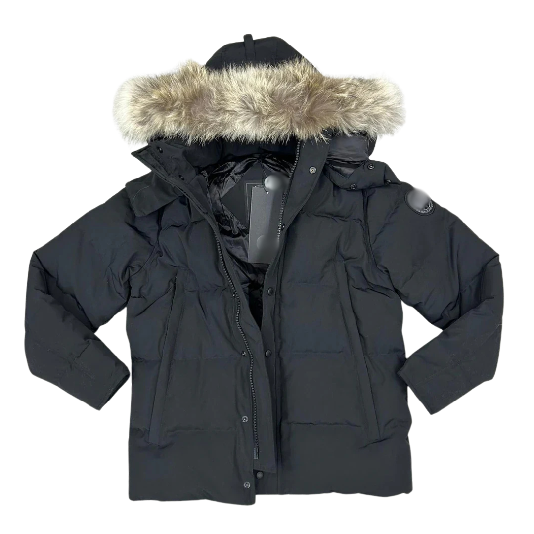 CAND G "WYNDH" BLACK BADGE PUFFER