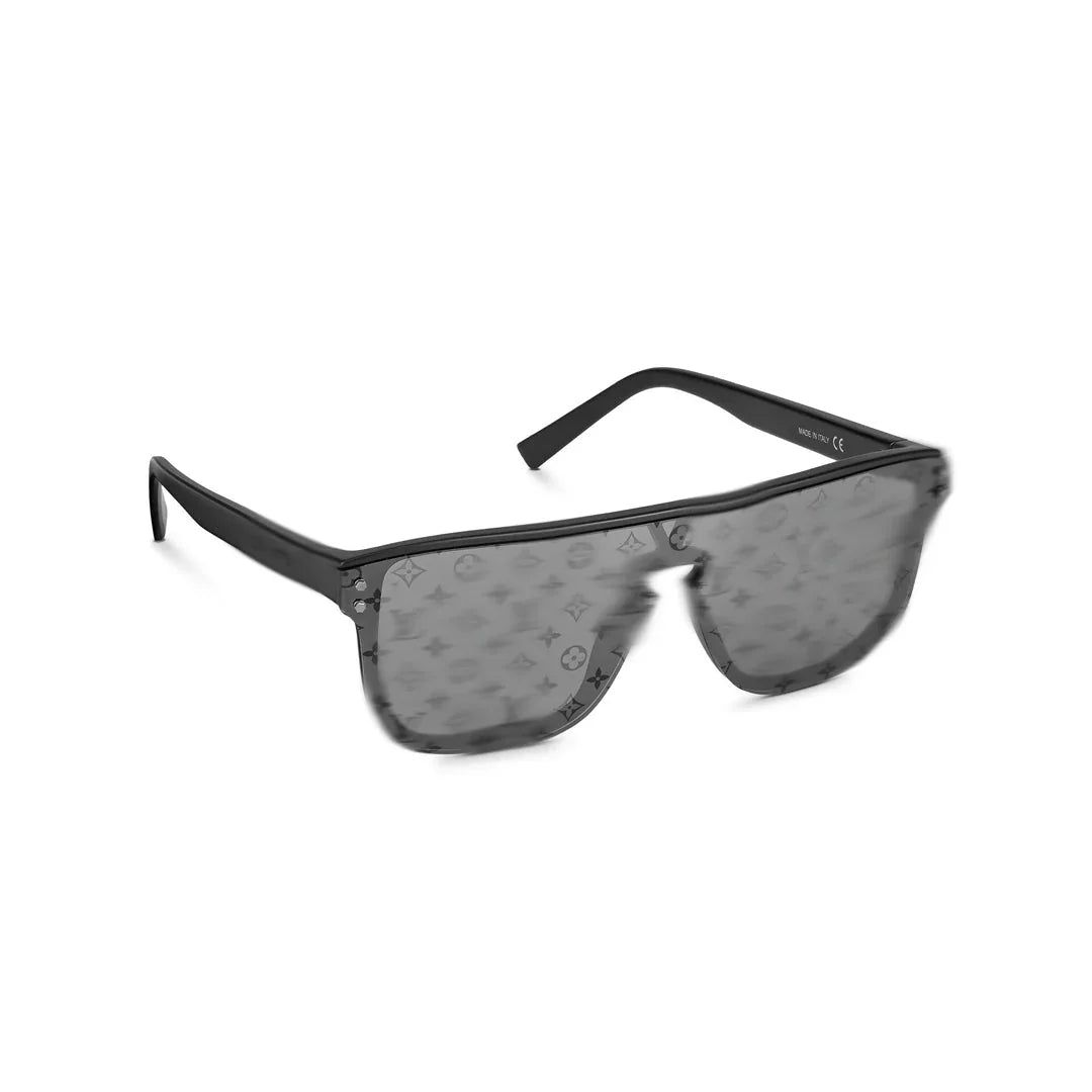 CHEQUERED SUNGLASSES - BLACK